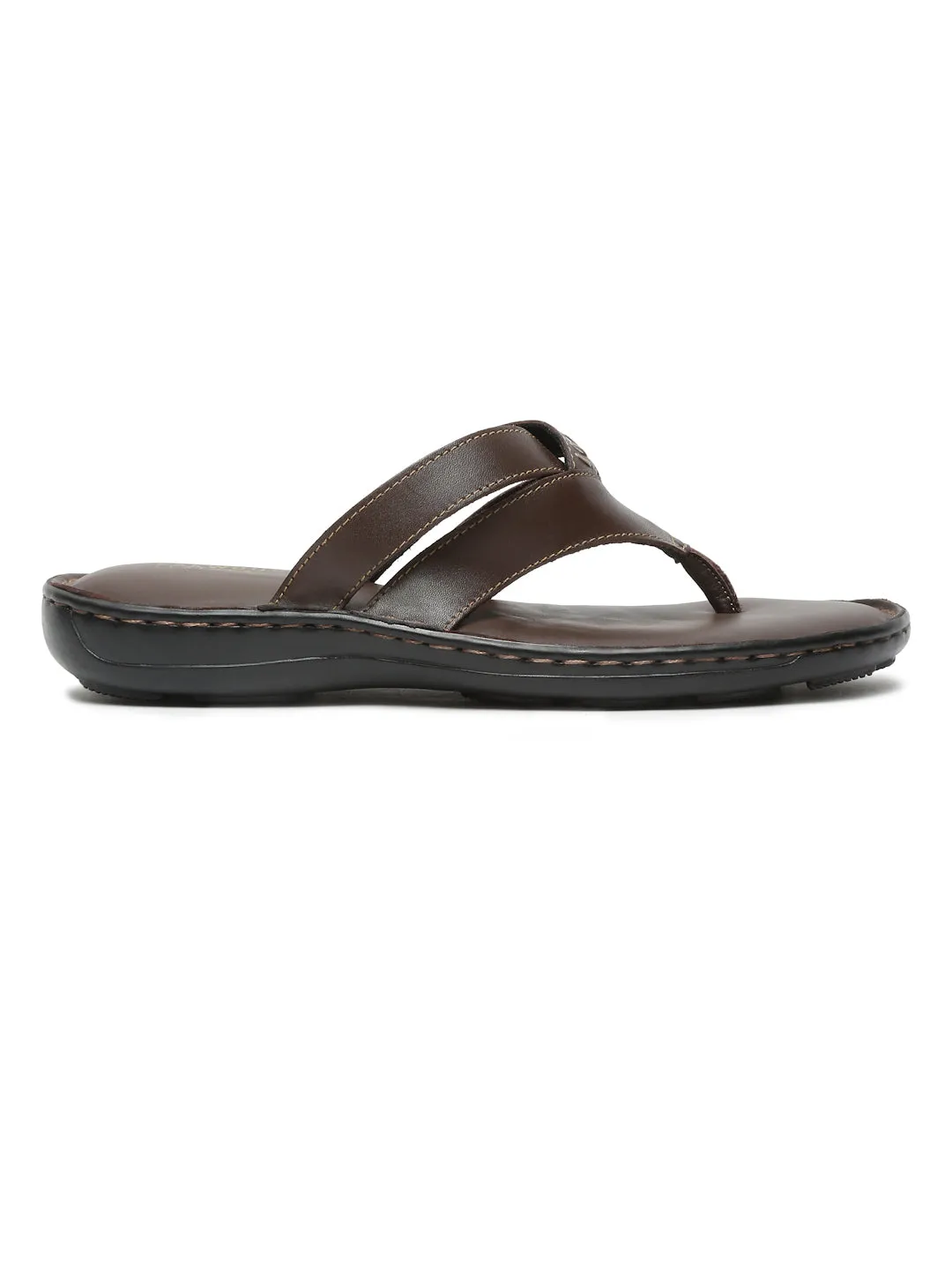 Men Open Toe Leather Comfort Sandals