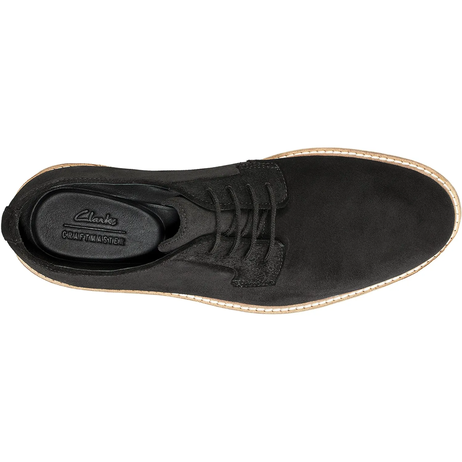 Men's Clarks Ernest Walk Black Suede