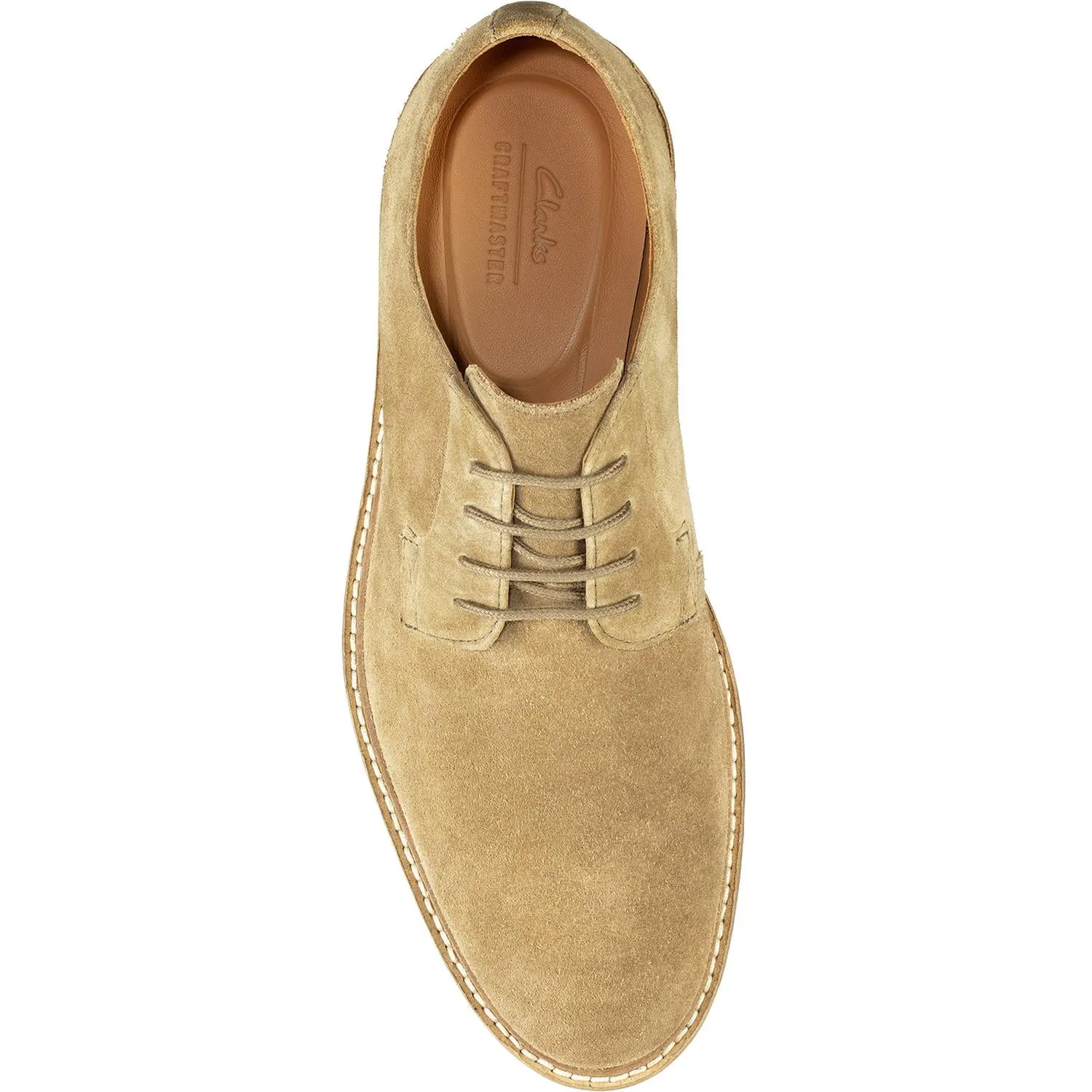 Men's Clarks Ernest Walk Dark Sand Suede