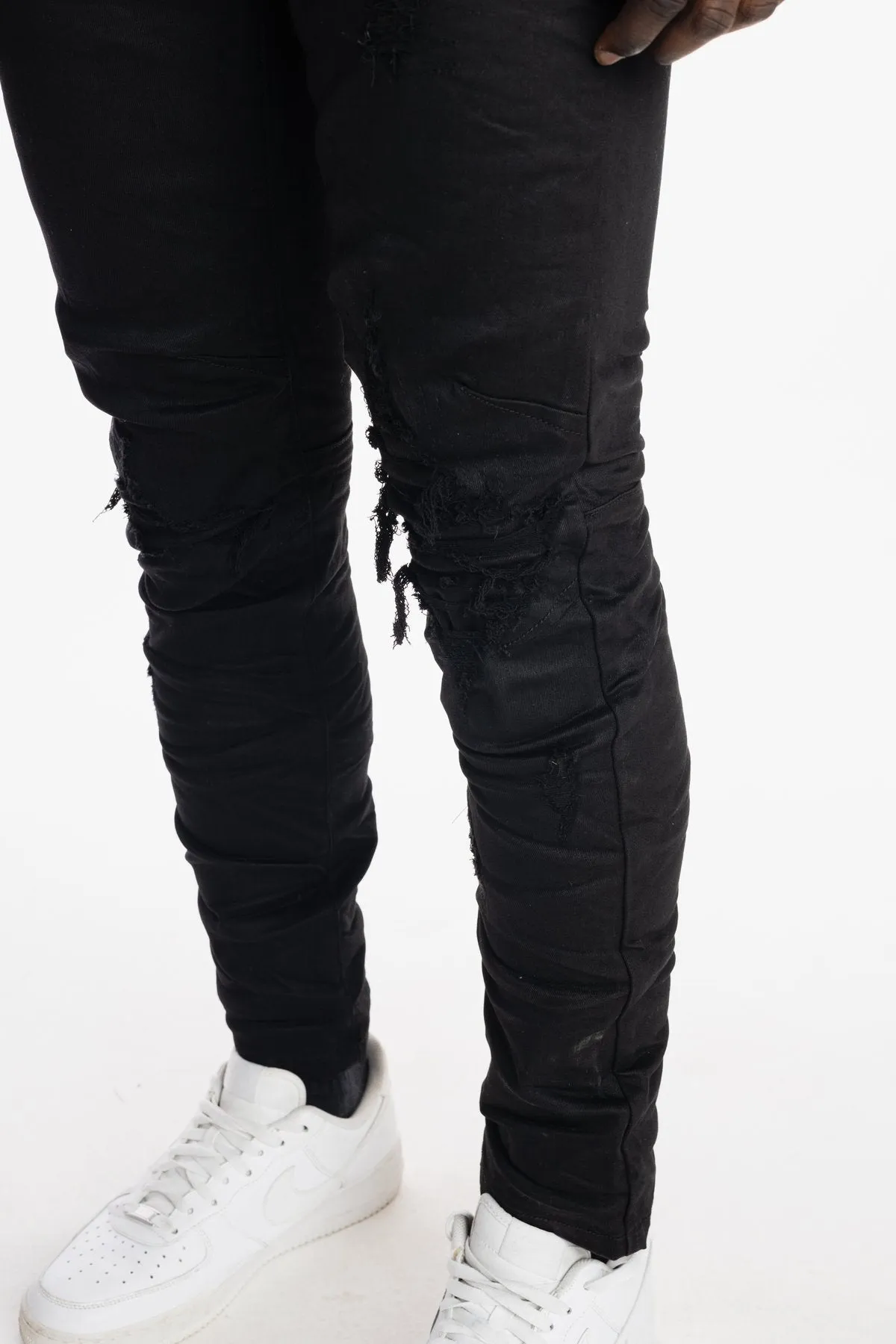 Men's Smoke Rise Rip & Repair Jeans Jet Black