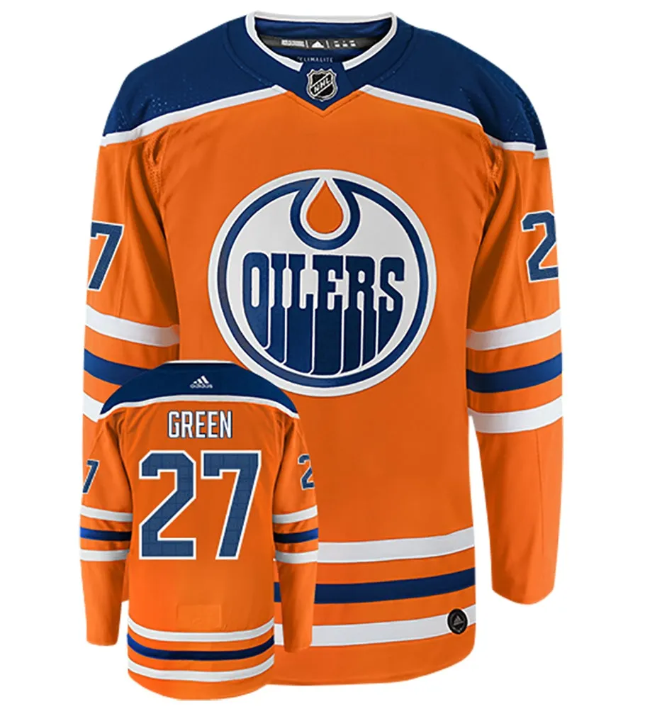 Mike Green Edmonton Oilers Adidas Authentic Home NHL Hockey Jersey     