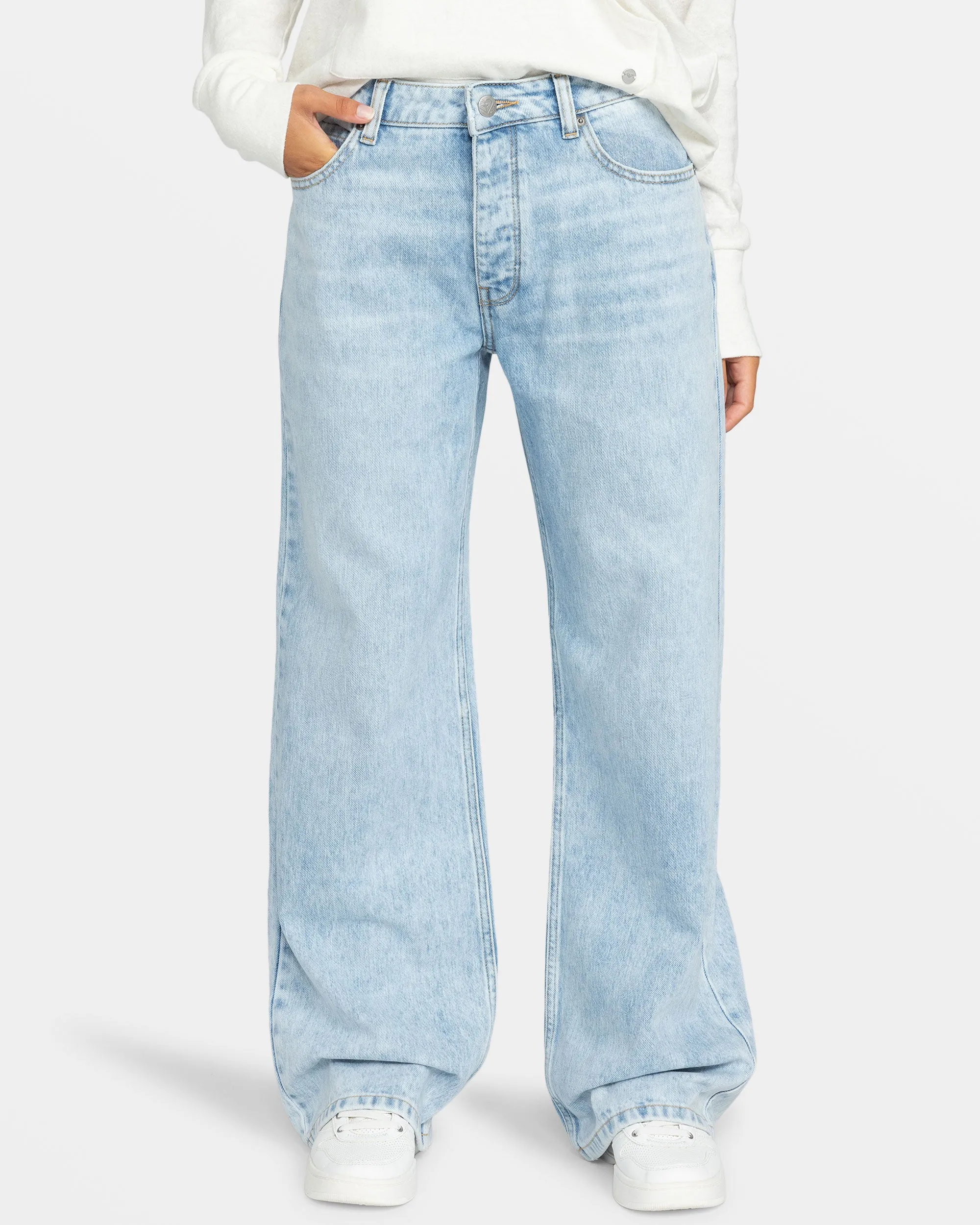 Milla Baggy Jeans - Glacier