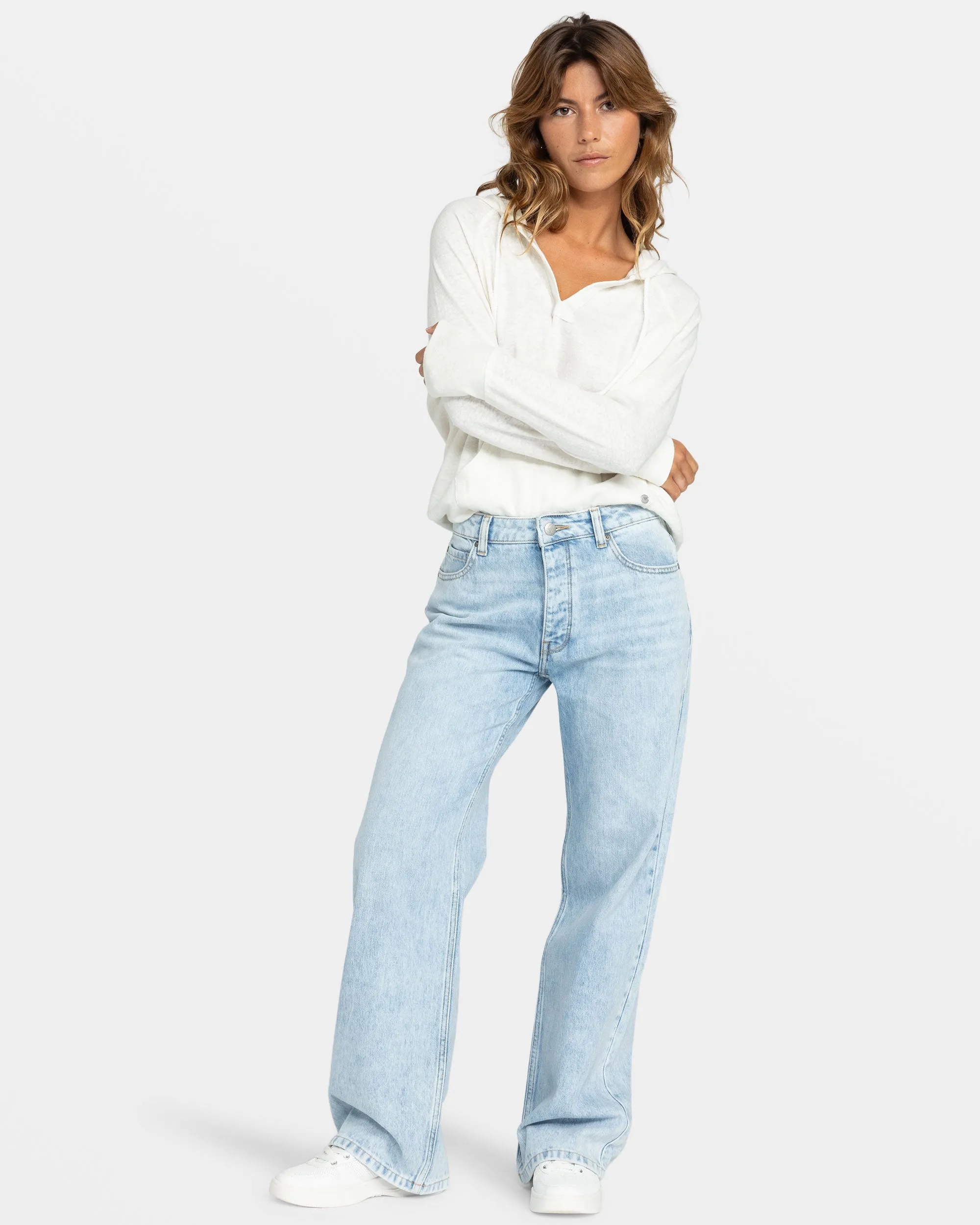 Milla Baggy Jeans - Glacier