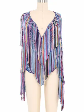 Missoni Rainbow Fringe Cardigan