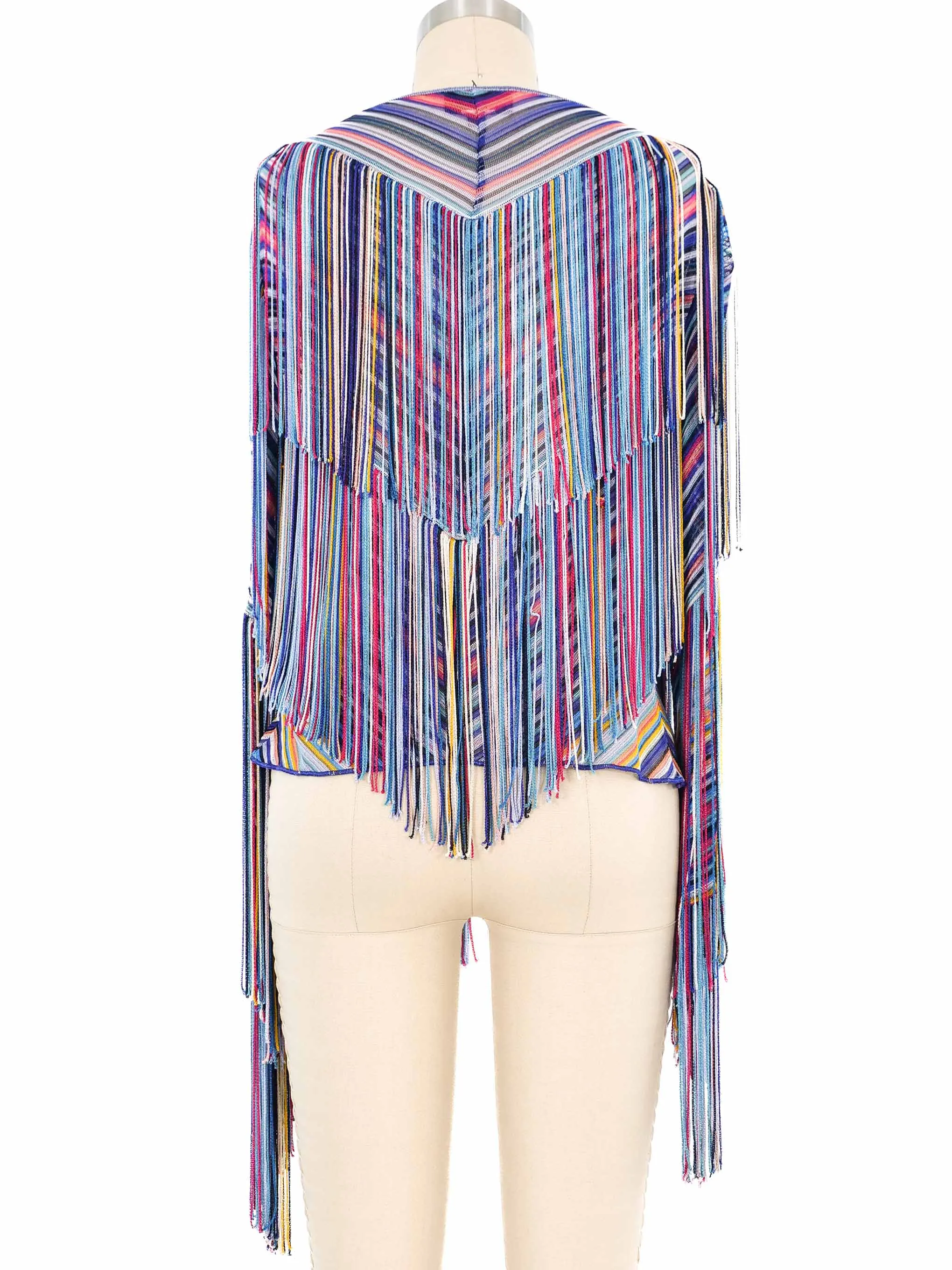 Missoni Rainbow Fringe Cardigan