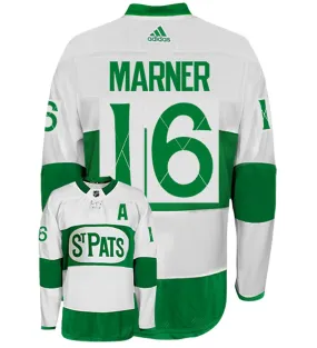 Mitchell Marner Toronto Maple Leafs St. Pats Adidas Authentic NHL Hockey Jersey     