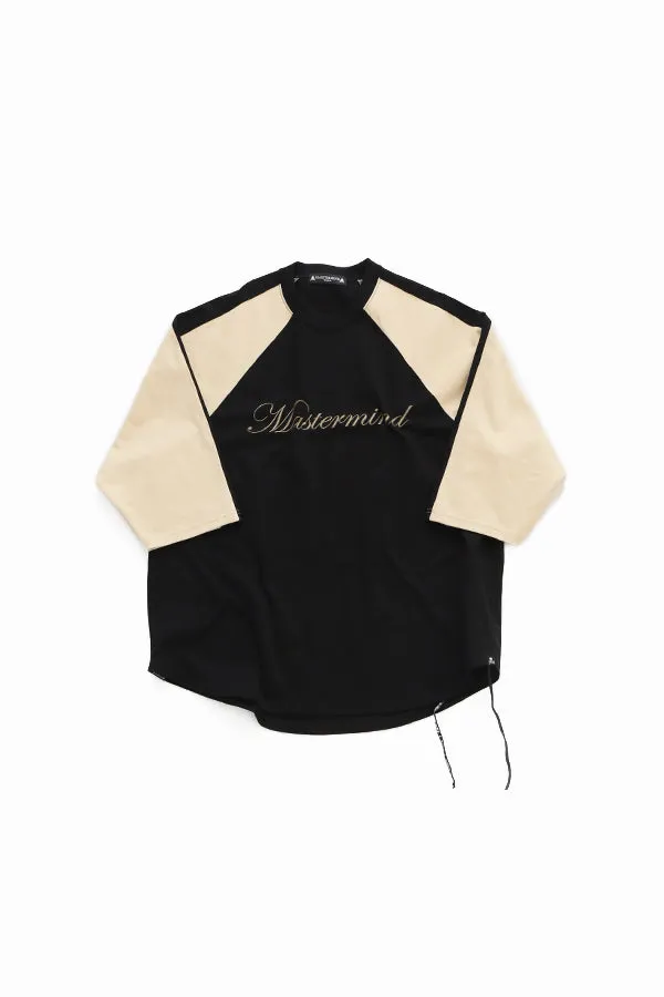 MW BOXY EMBROIDERY-ISH BASEBALL TEE