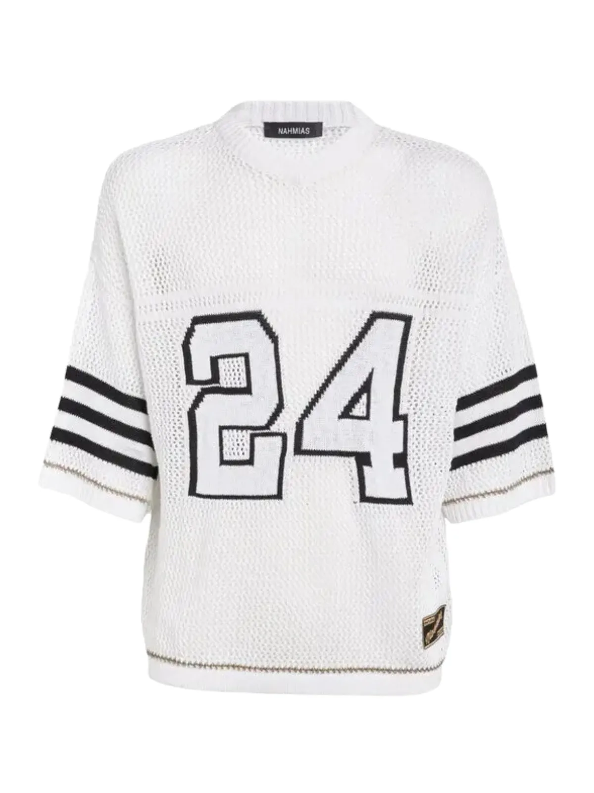 Nahmias T-Shirt Knit 24 Football White