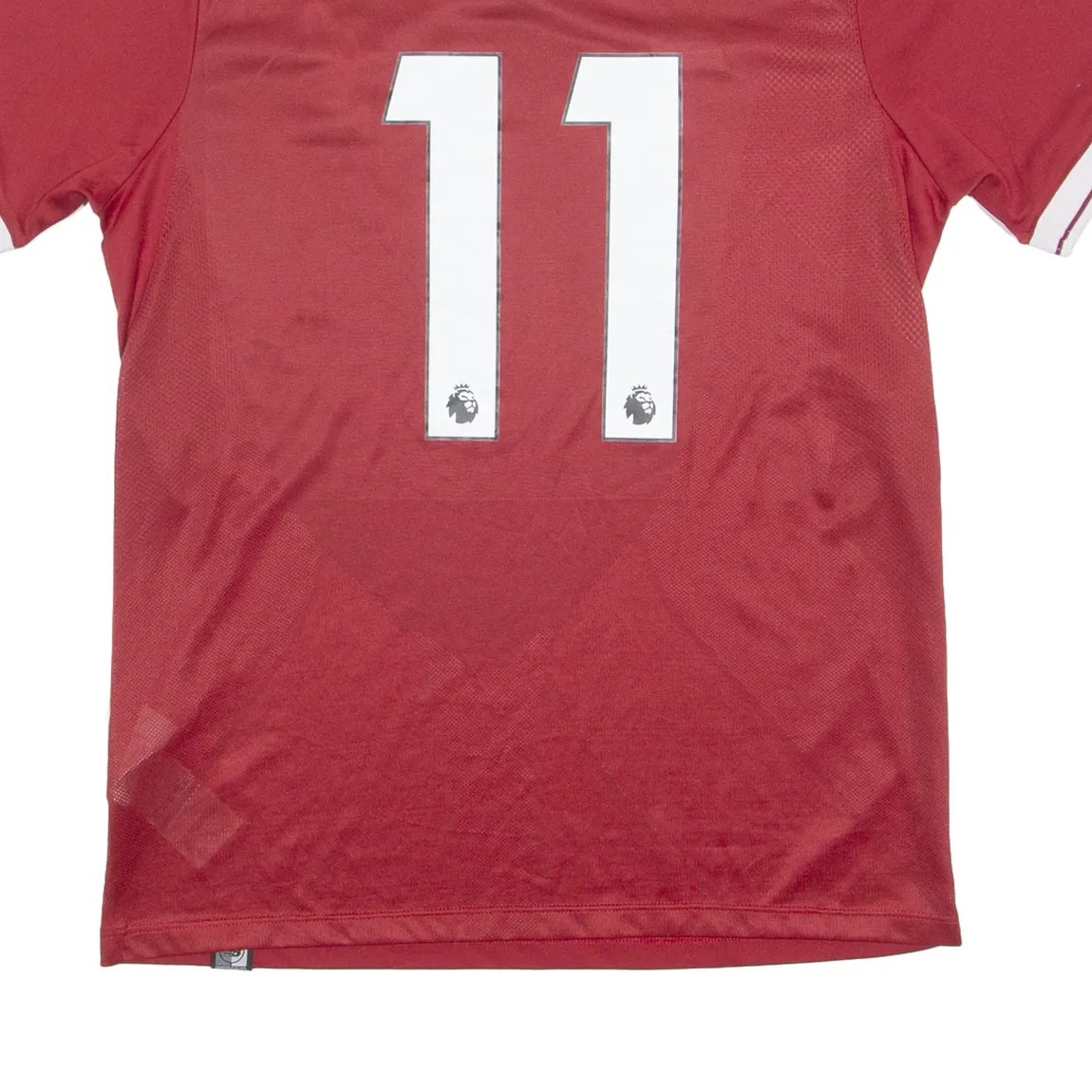 NEW BALANCE LIVERPOOL FC Mo Salah Mens Football Shirt Jersey Maroon V-Neck M