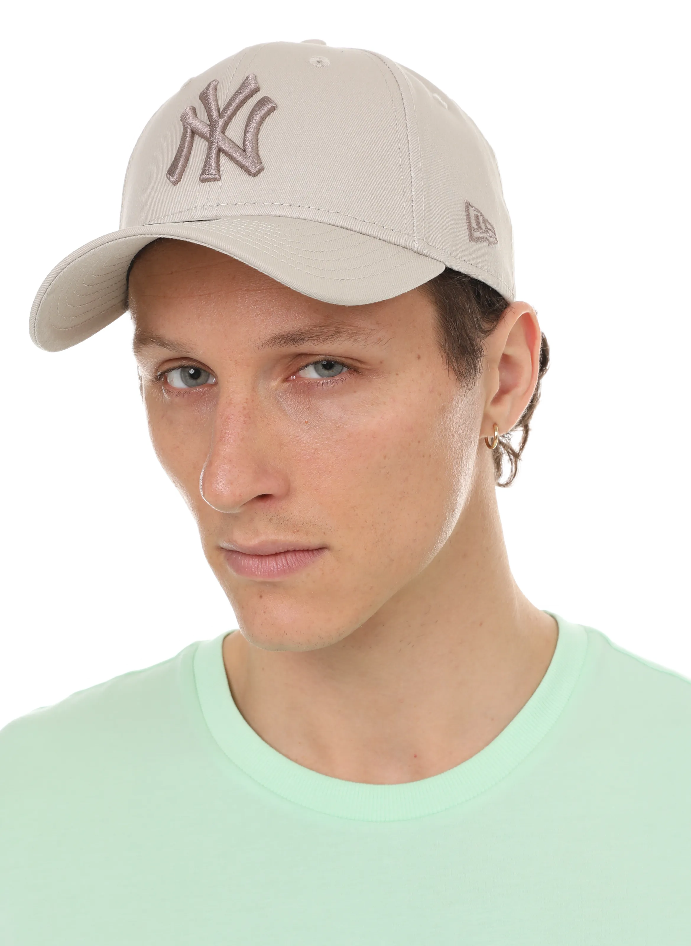 New era  Cotton baseball cap - Beige