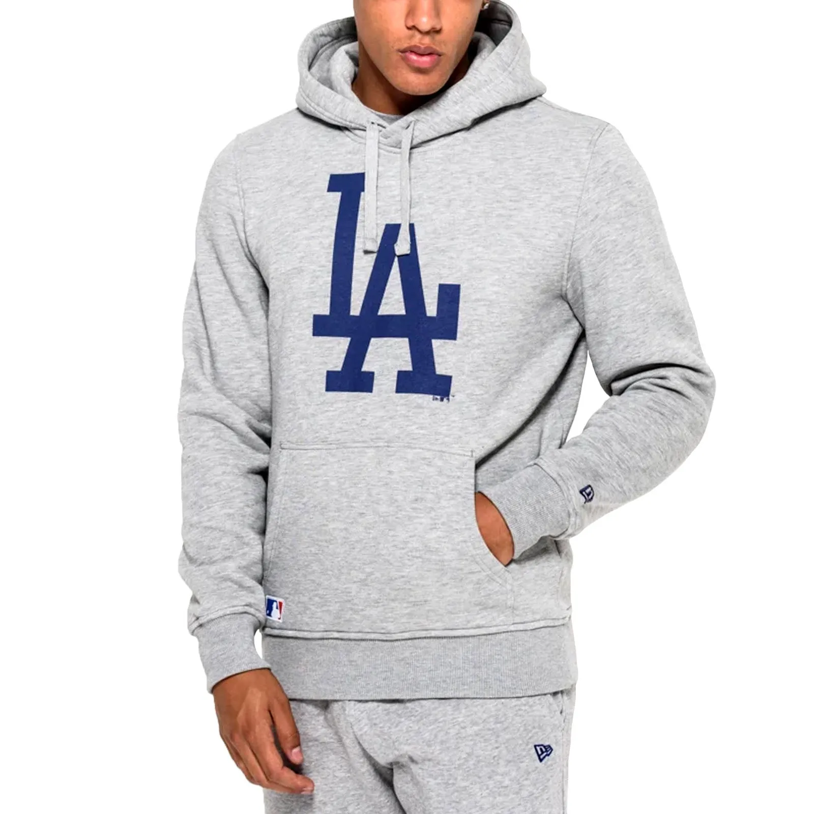 New Era LA Los Angeles Dodgers MLB Team Hoodie - Grey