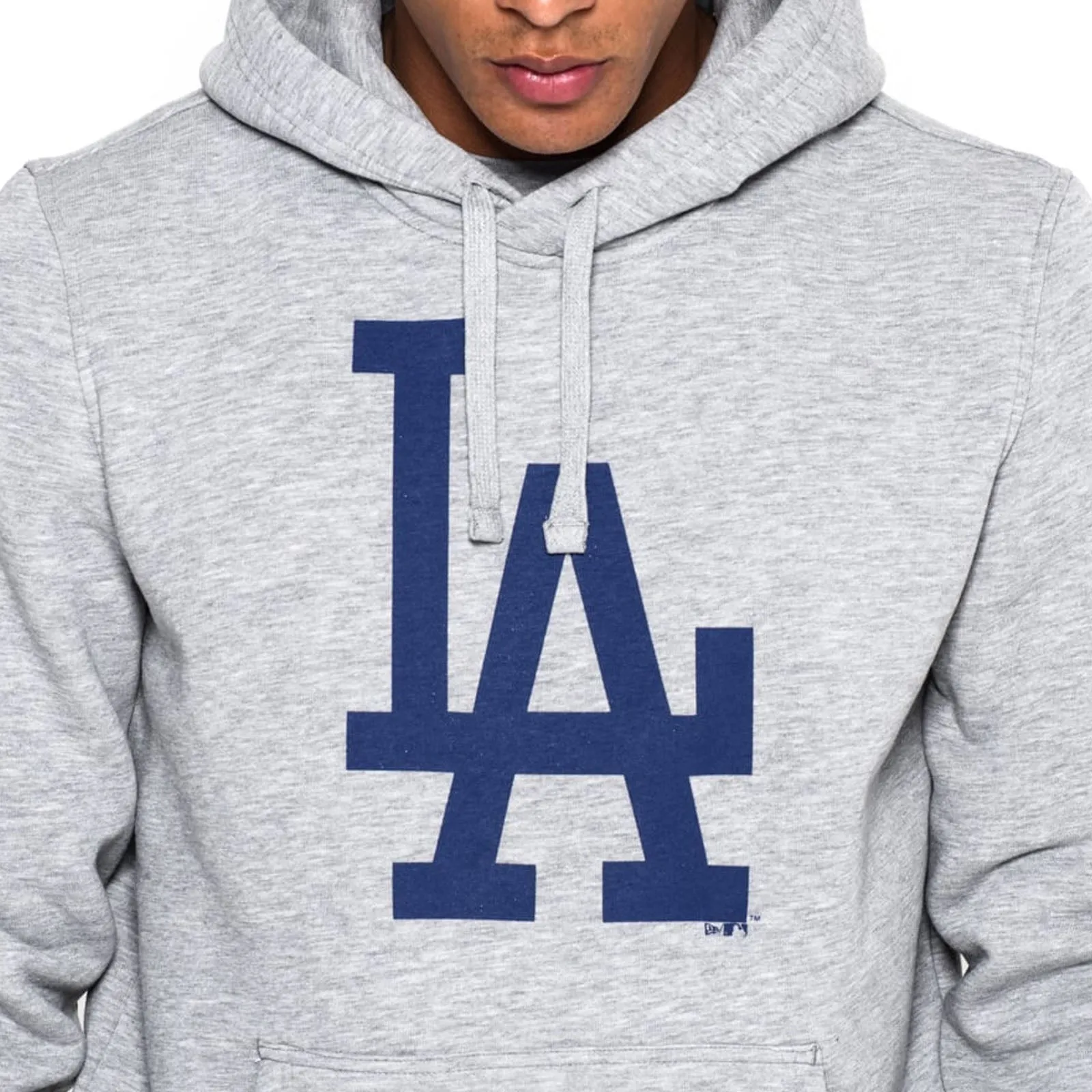 New Era LA Los Angeles Dodgers MLB Team Hoodie - Grey