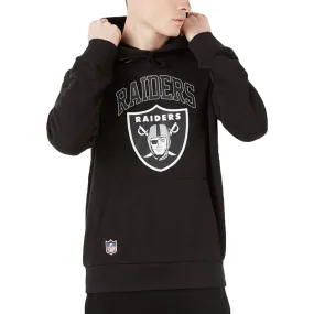 New Era Mens Las Vegas Raiders NFL Team Logo Hoodie - Black