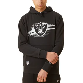 New Era Mens Las Vegas Raiders NFL Tear Logo Hoodie - Black