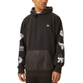 New Era Mens NBA Basketball Hoodie - Black