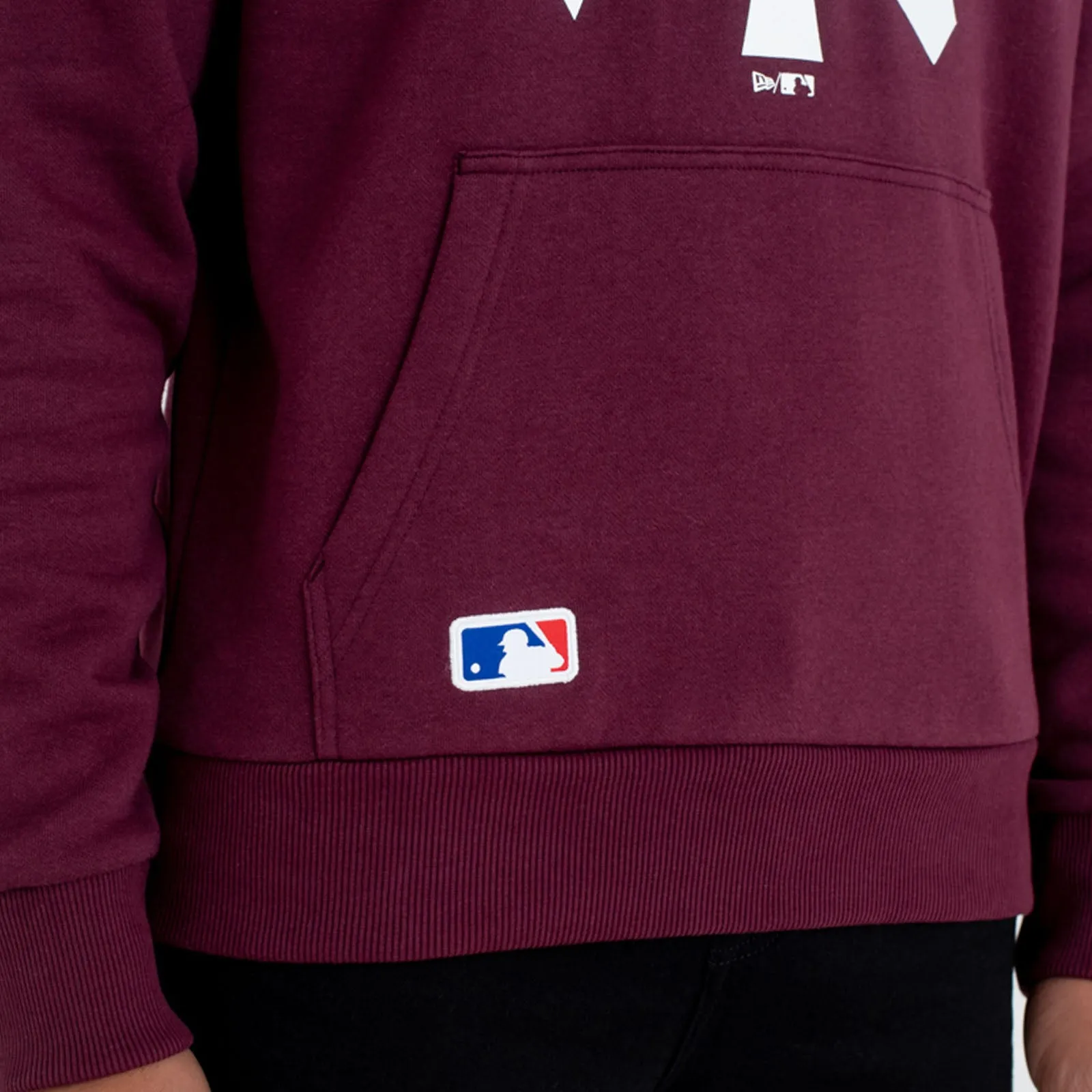 New Era New York NY Yankees MLB Team Hoodie - Maroon