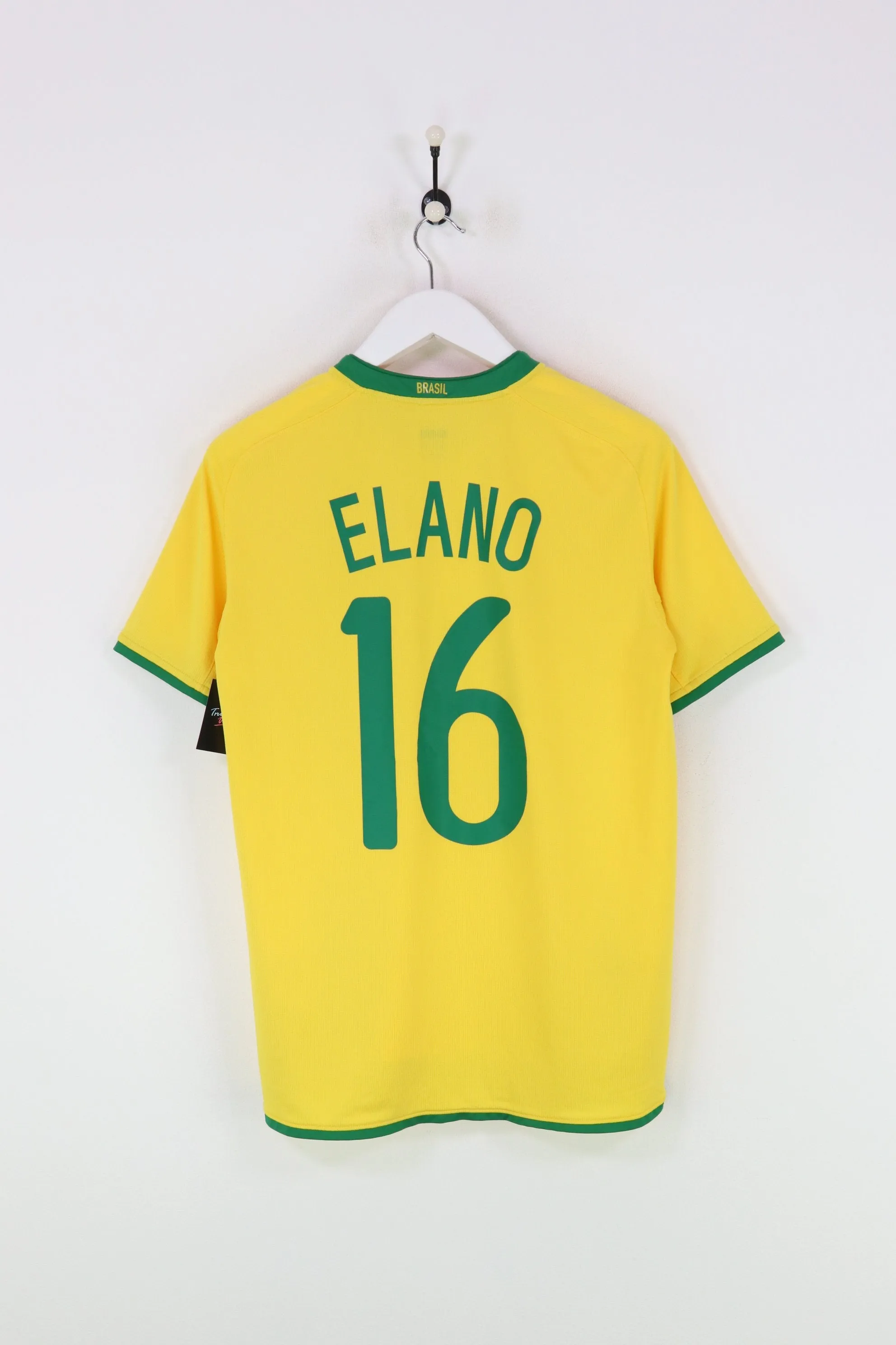 Nike Brazil Football Shirt Yellow Medium