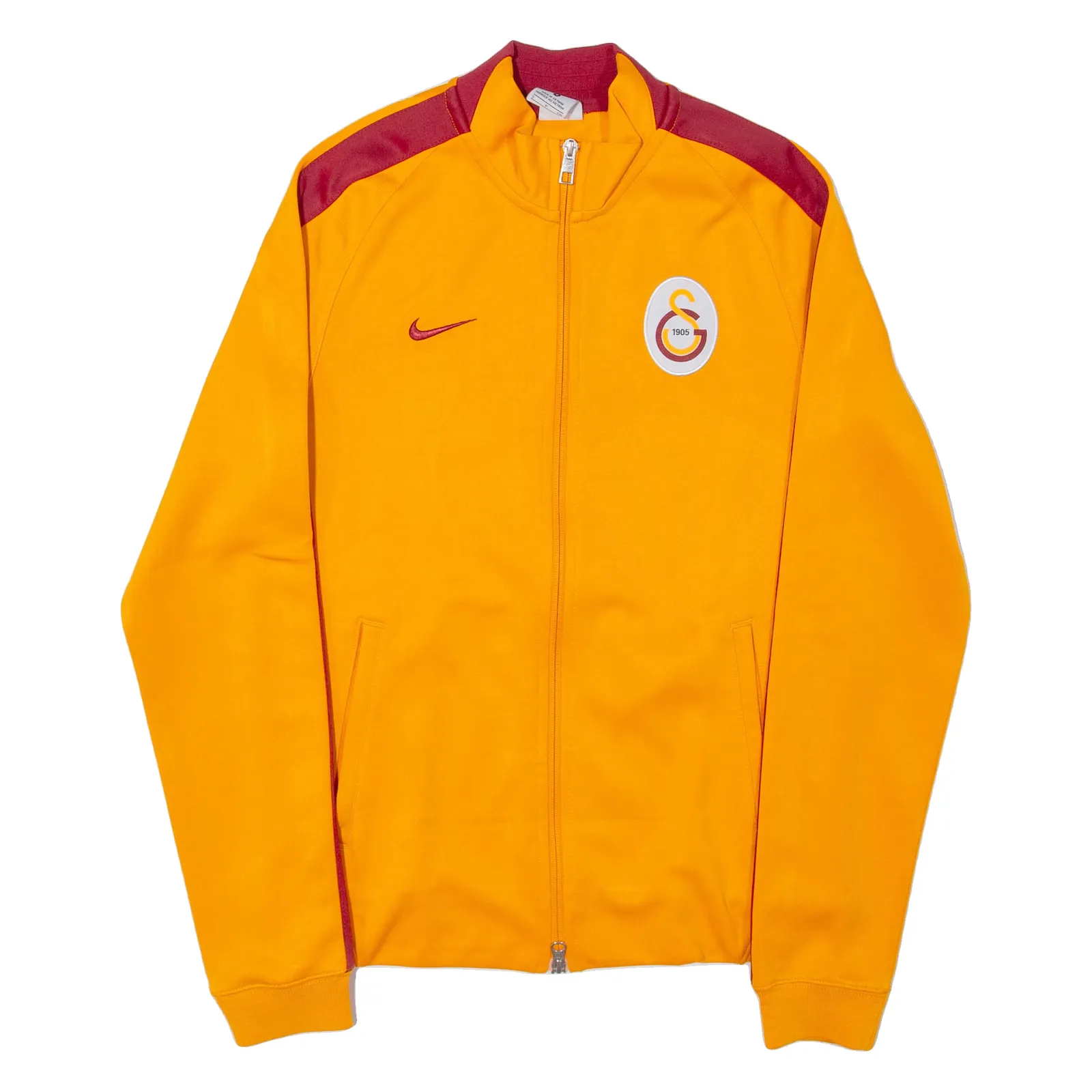 NIKE Galatasaray Football Mens Track Jacket Yellow S