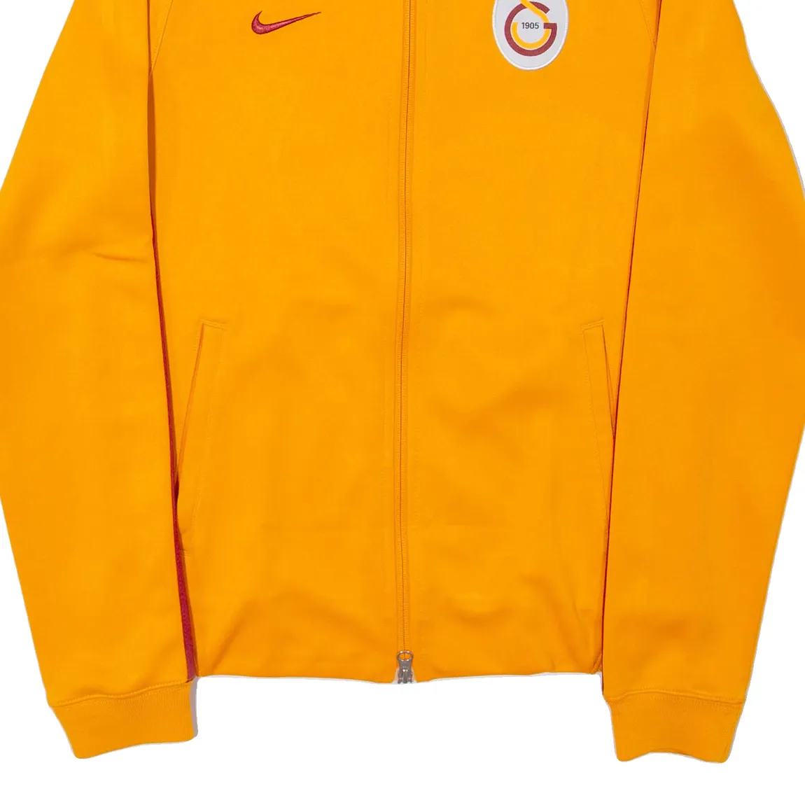 NIKE Galatasaray Football Mens Track Jacket Yellow S