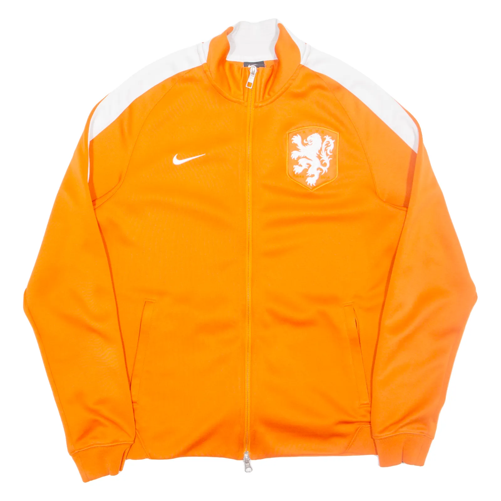 NIKE Royal Dutch Football Association KNVB Mens Track Jacket Orange M