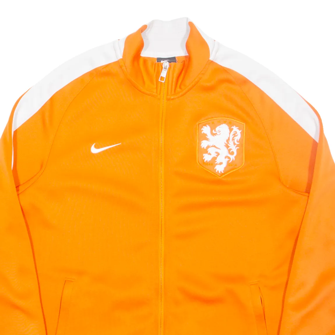 NIKE Royal Dutch Football Association KNVB Mens Track Jacket Orange M