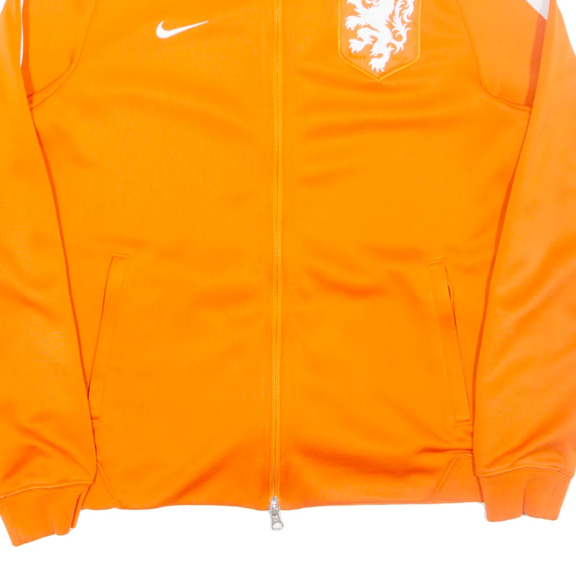 NIKE Royal Dutch Football Association KNVB Mens Track Jacket Orange M