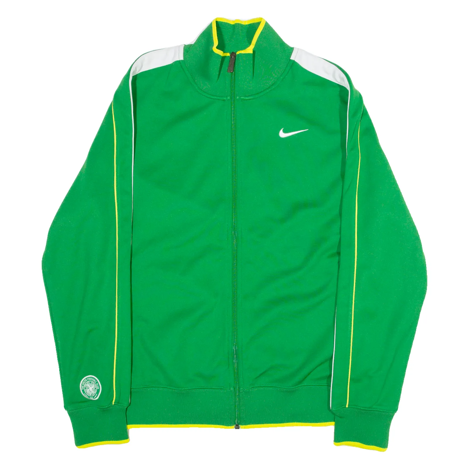 NIKE The Celtic Football Club Mens Track Jacket Green 80s L