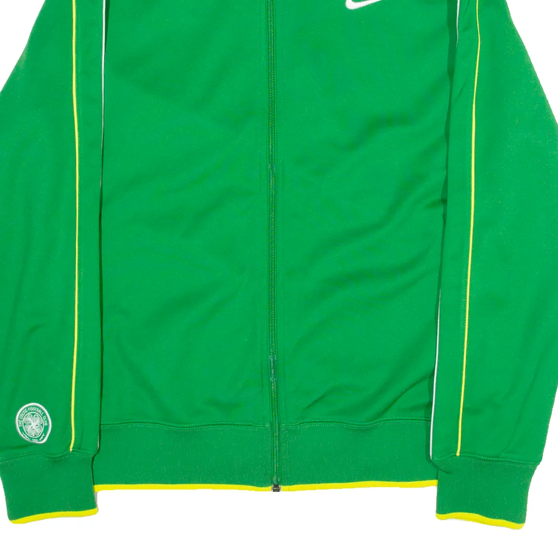 NIKE The Celtic Football Club Mens Track Jacket Green 80s L