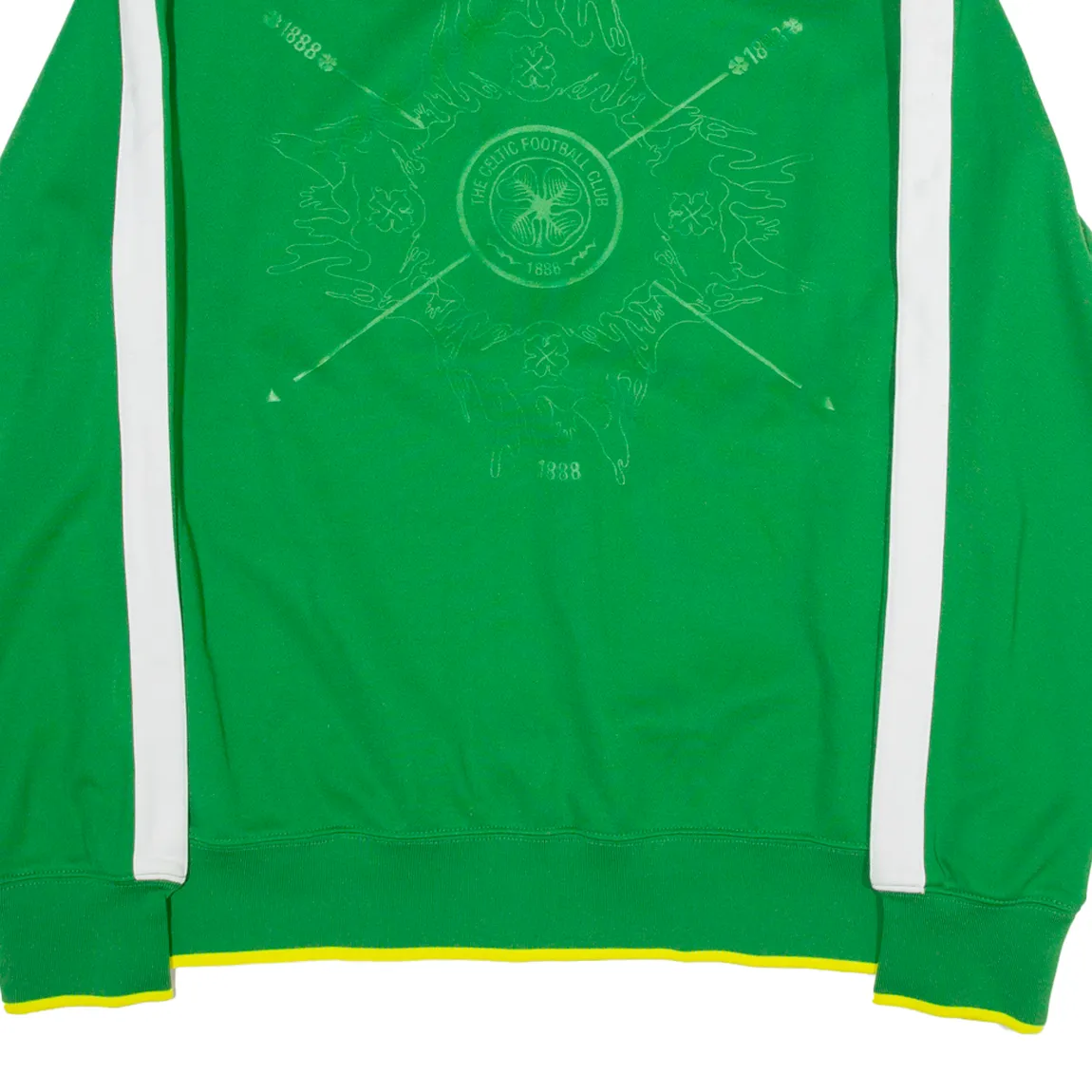 NIKE The Celtic Football Club Mens Track Jacket Green 80s L