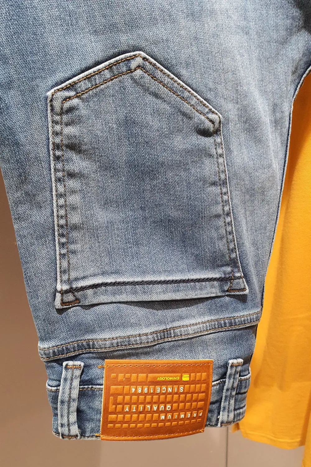 Oakland Mustard  Slim Fit Classic Jeans