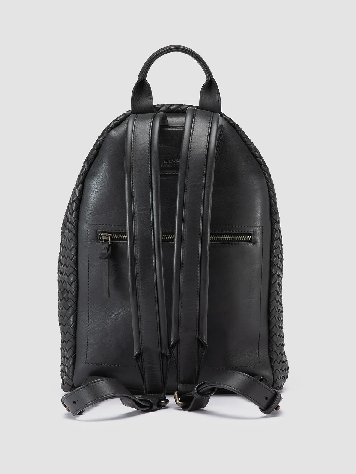 OC CLASS 069 - Black Leather Backpack