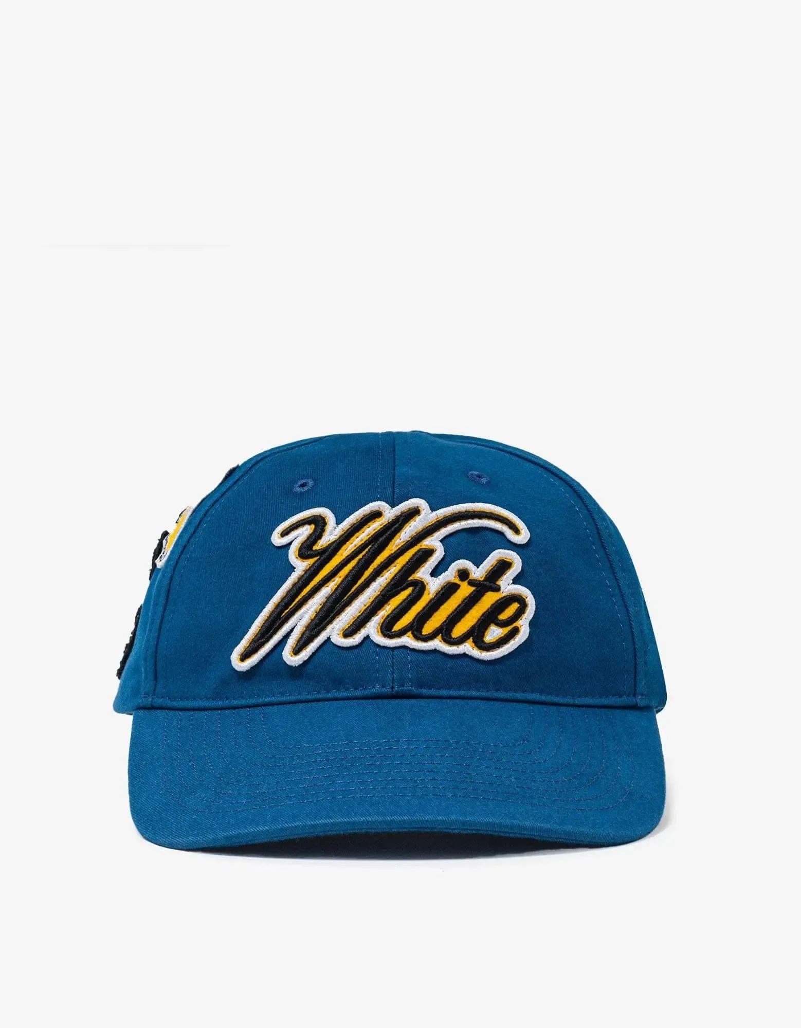 Off-White Blue World Varsity Baseball Cap