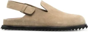 Officine Creative Introspectus slingback suede sandals Neutrals