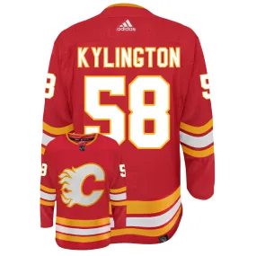 Oliver Kylington Calgary Flames Adidas Primegreen Authentic NHL Hockey Jersey     