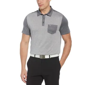 Original Color Block Golf Polo Shirt In Caviar