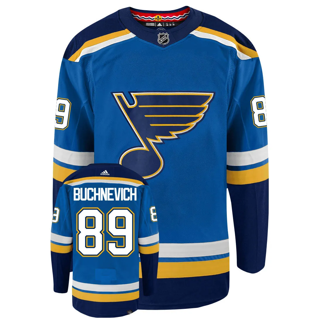 Pavel Buchnevich St Louis Blues Adidas Primegreen Authentic NHL Hockey Jersey     