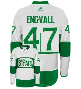 Pierre Engvall Toronto Maple Leafs St. Pats Adidas Authentic NHL Hockey Jersey     