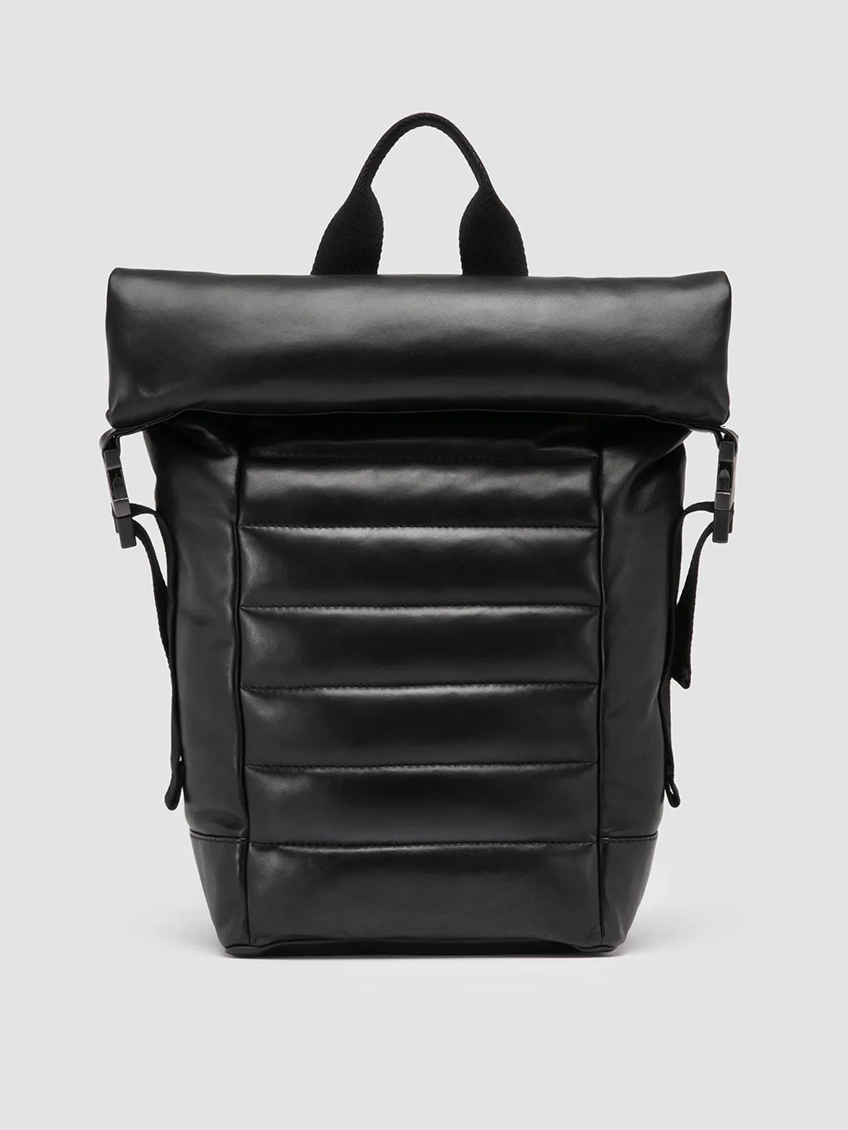 PLEASURE 001 - Black Leather Backpack