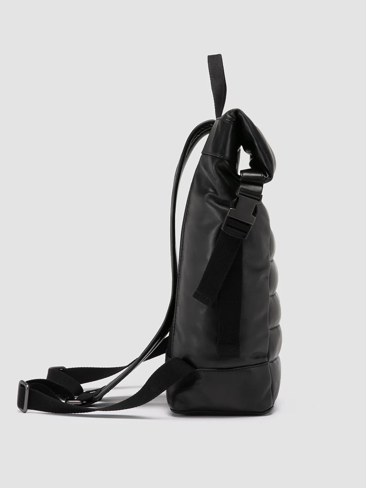 PLEASURE 001 - Black Leather Backpack