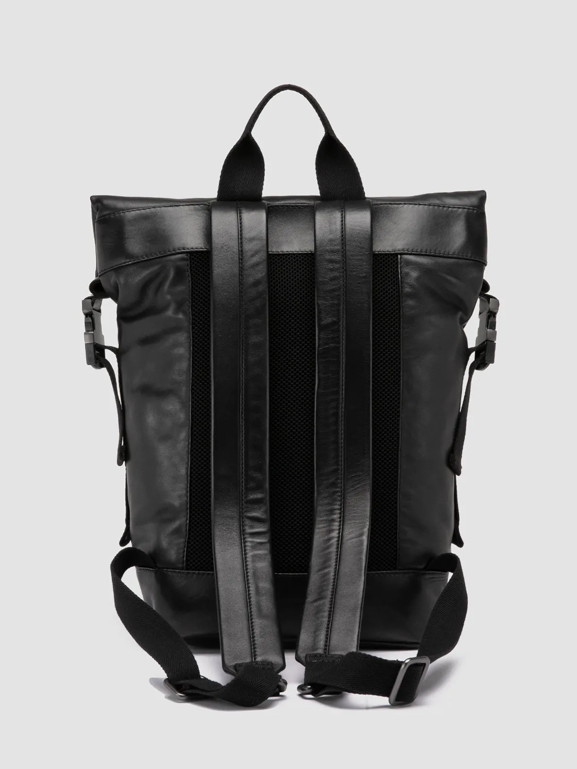 PLEASURE 001 - Black Leather Backpack