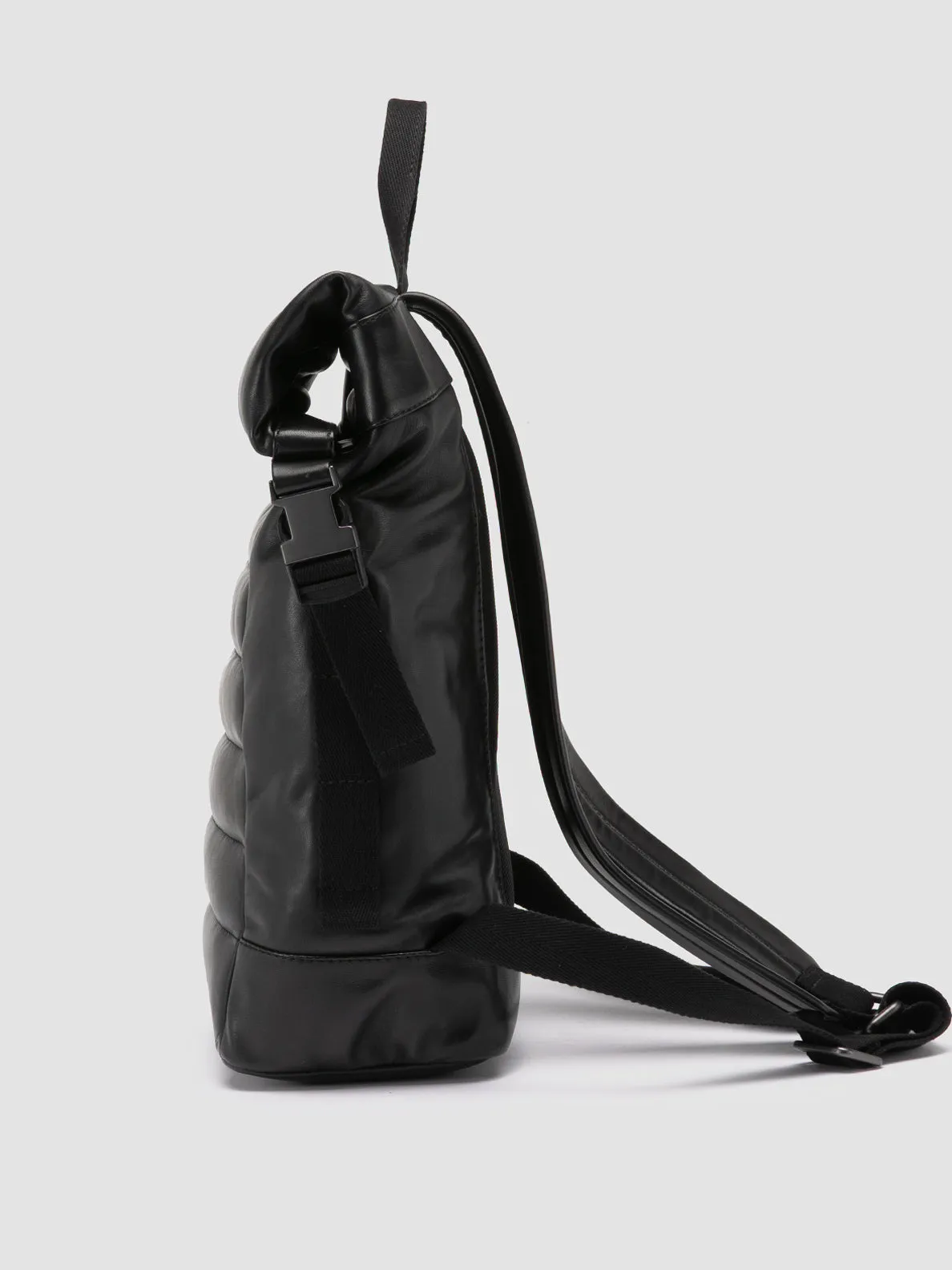 PLEASURE 001 - Black Leather Backpack