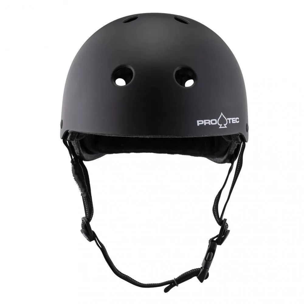 Pro-Tec Certified Skateboard Helmet Low Pro Black