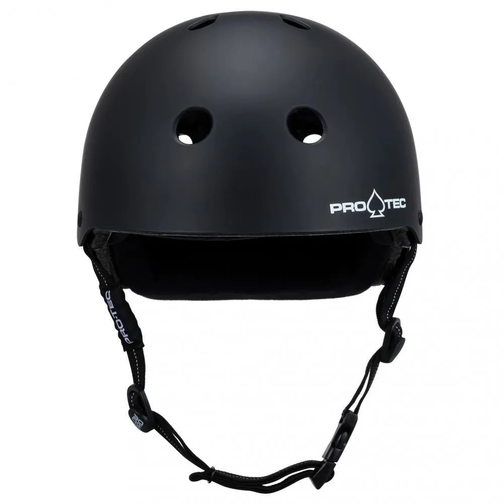 Pro-Tec Certifies Skateboard Helmet Low Pro Steve Caballero Matte Black