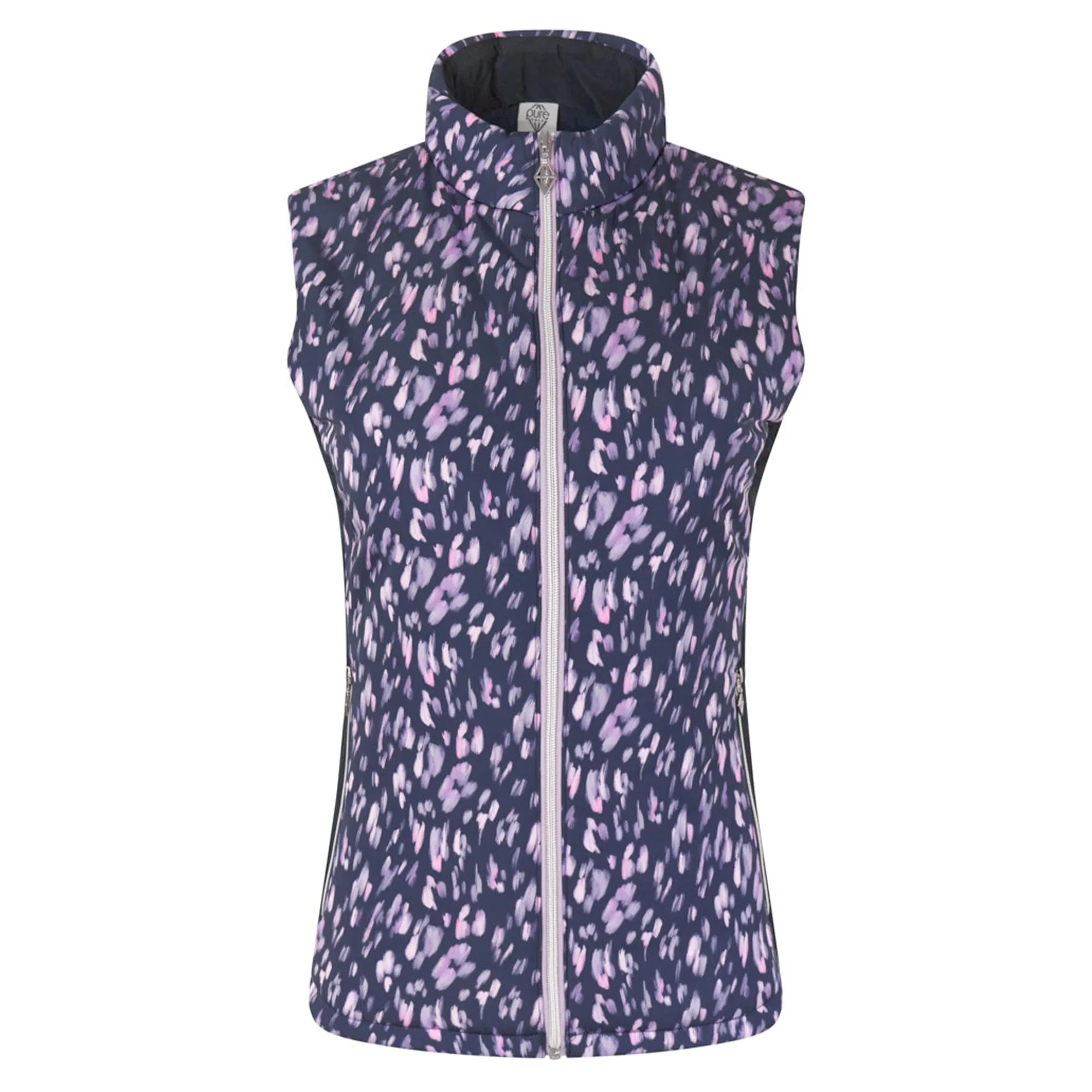 Pure Golf Annona Patterened Ladies Golf Gilet Lavender FLURRY