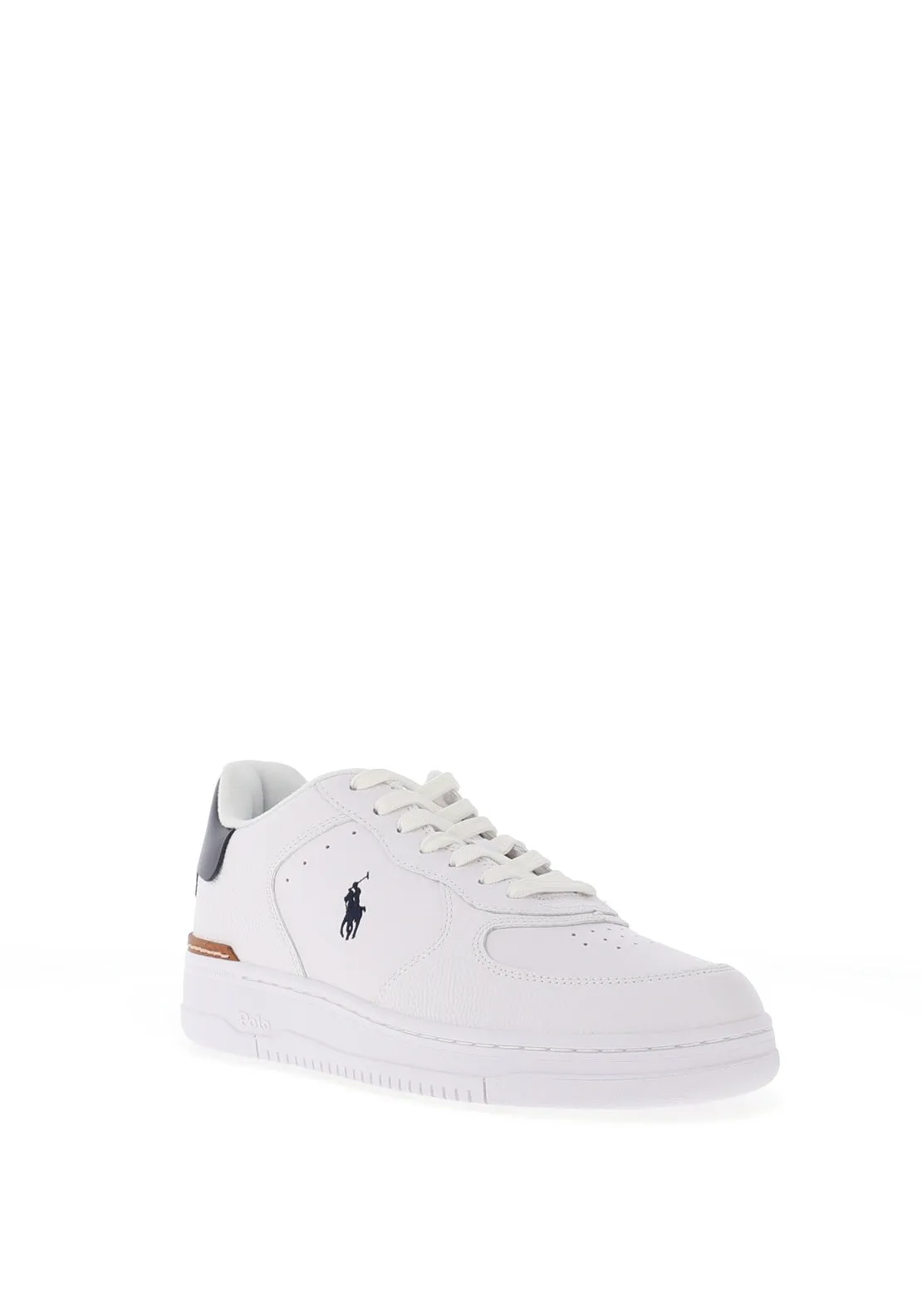 Ralph Lauren Masters Court Trainers, White