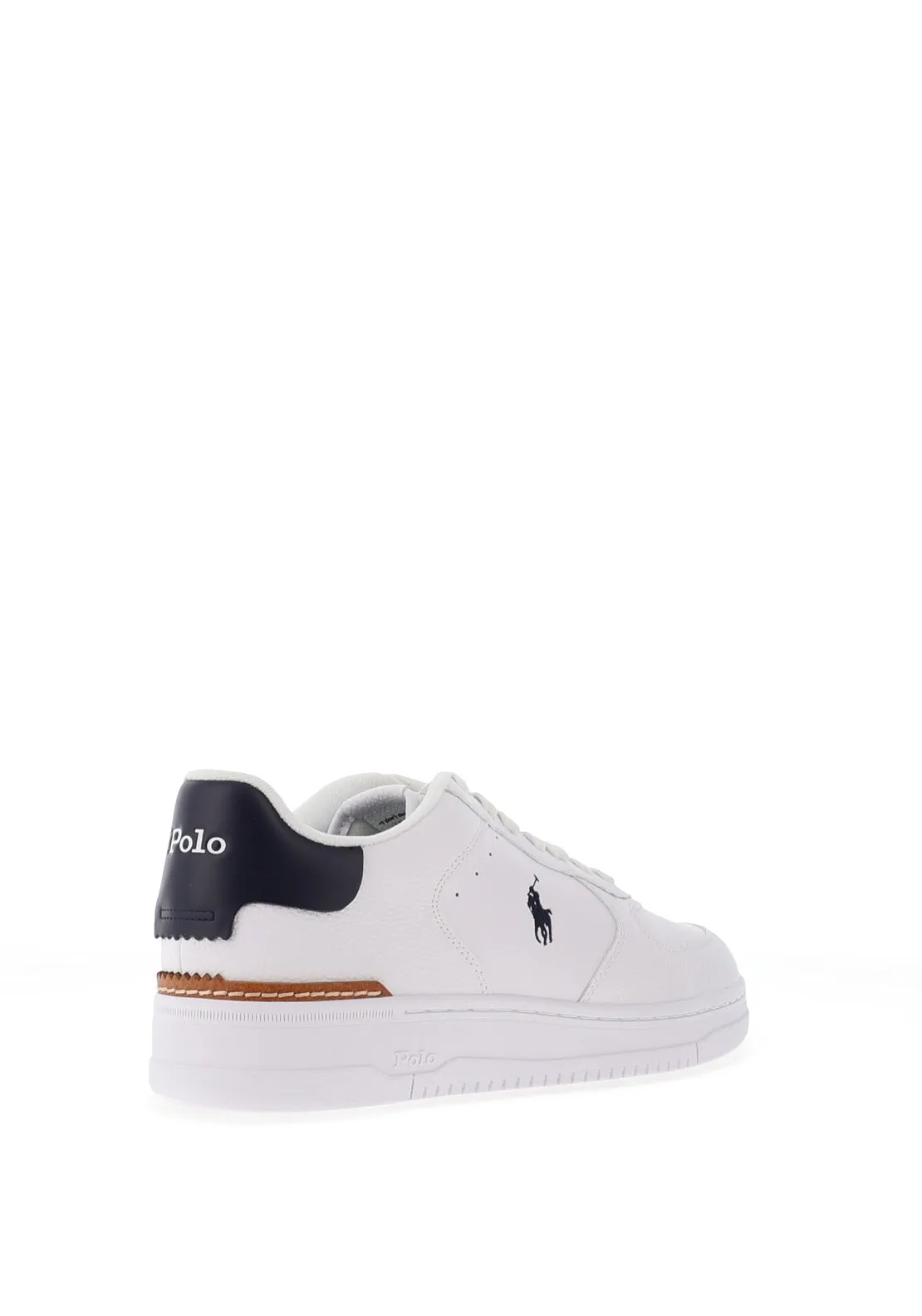 Ralph Lauren Masters Court Trainers, White