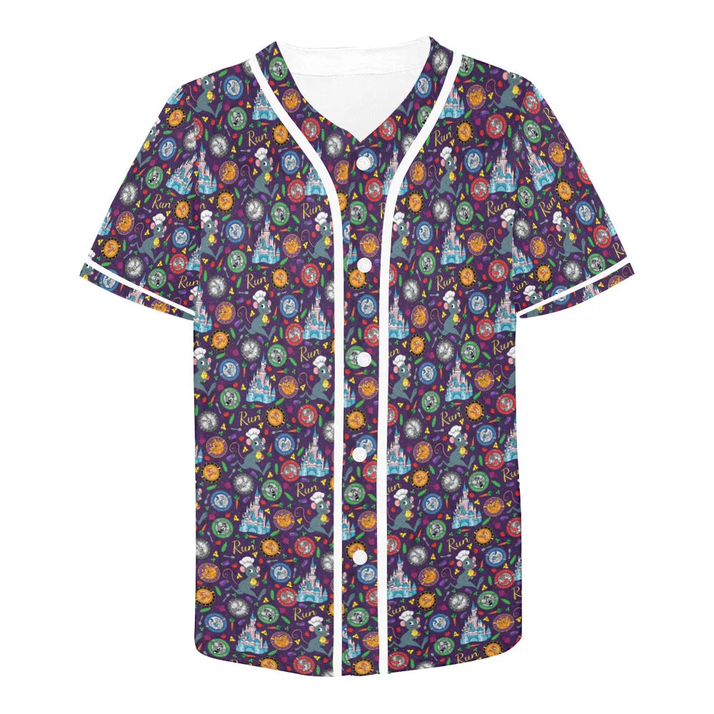 Ratatouille Wine And Dine Race Baseball Jersey