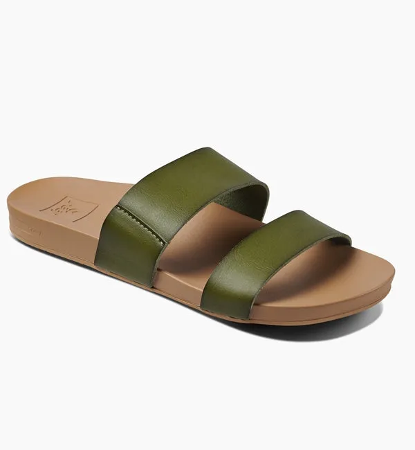 Reef Womens Cushion Bounce Vista Sandals - Olive