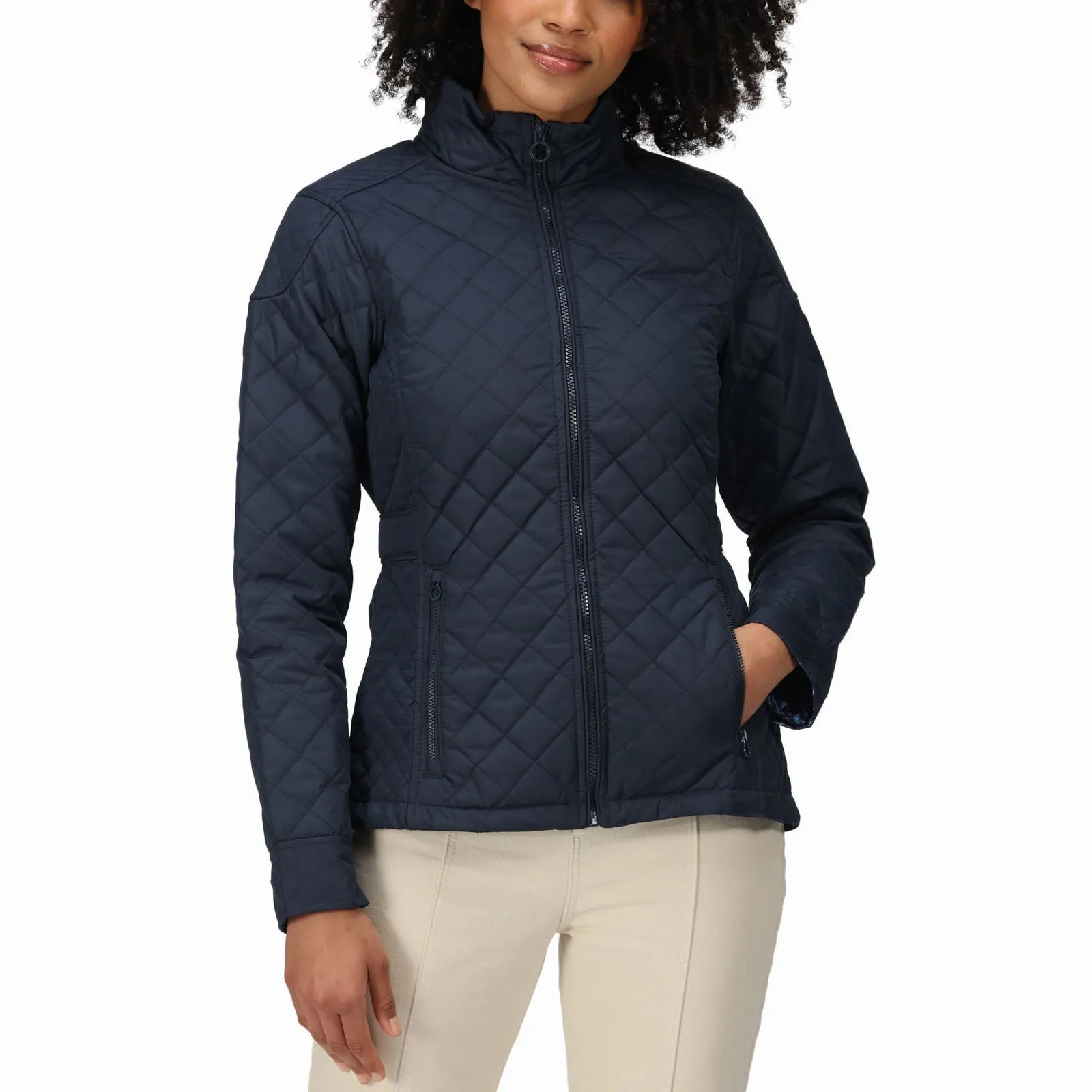 Regatta Womens Charleigh Quilted Insulated Zip Up Jacket