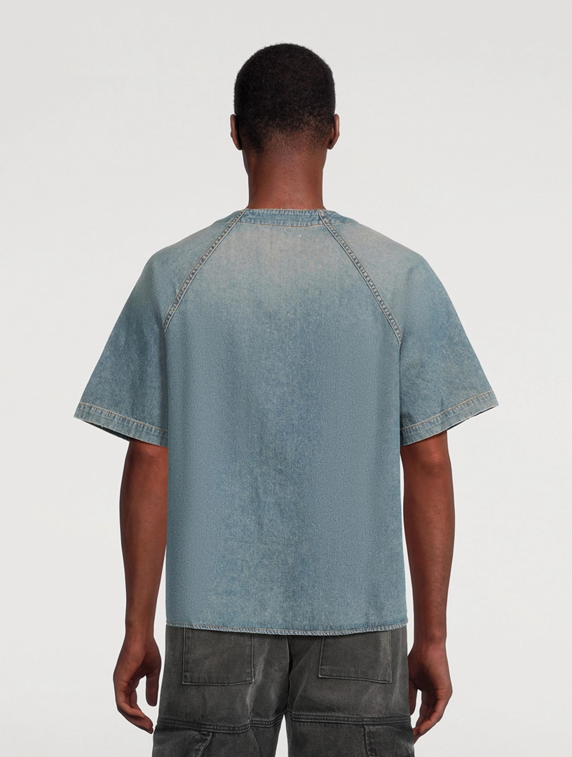 RHUDE Baseball Denim Shirt